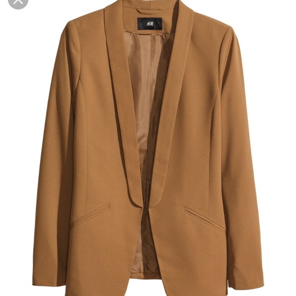 Brand New Hm Boyfriend Brown Blazer 